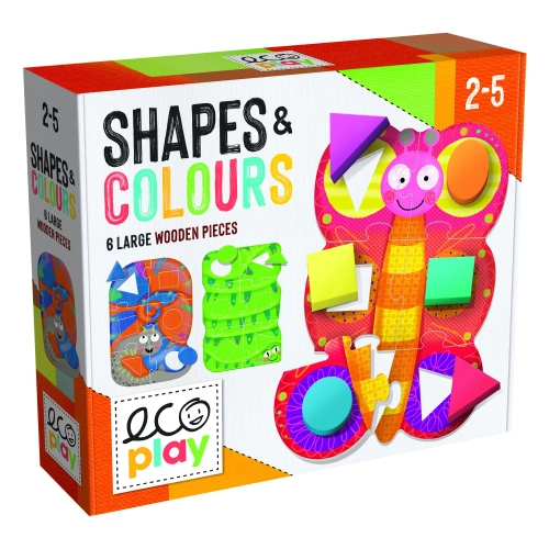 Детски занимателен пъзел Форми и цветове PAT66856