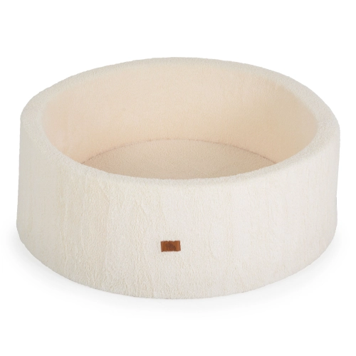 Бебешки мек басейн Boucle с 200 топки за игра Слонова кост PAT66903