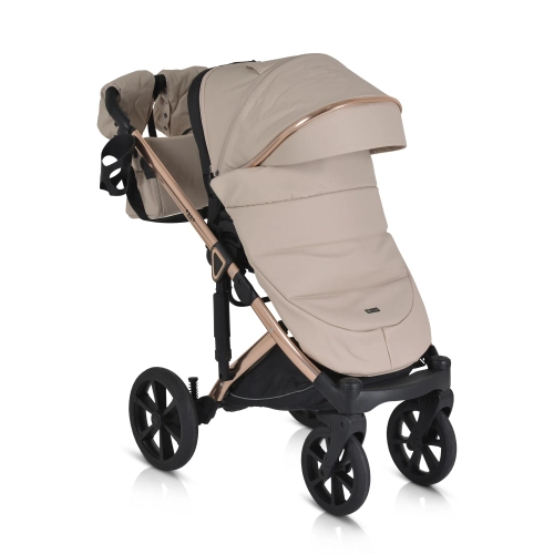 Бебешка бежова комбинирана количка 3 в 1 Eggo Sand-Beige PAT66914