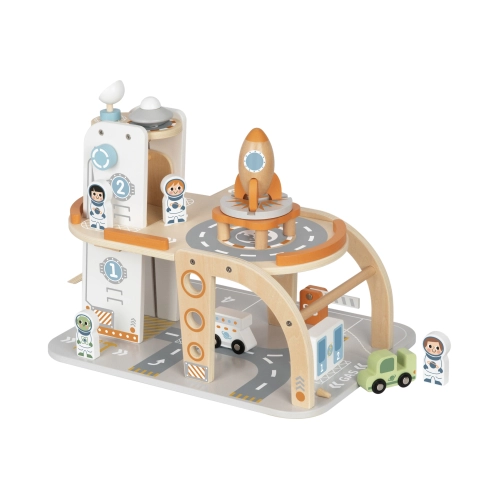Детски комплект за игра Дървена писта Space Station PAT66916