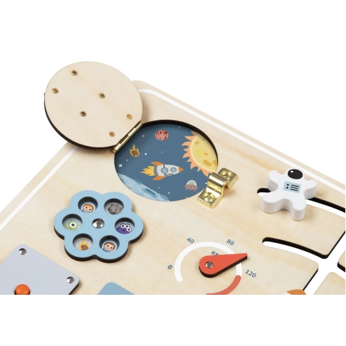 Детска образователна играчка Дървена активна дъска Space PAT66917