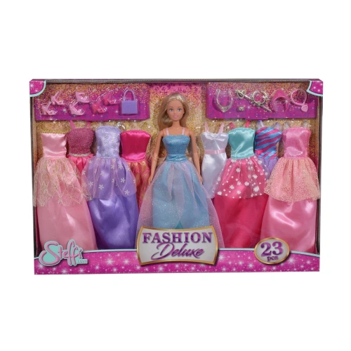 Детски комплект Кукла Steffi Love с 8 рокли Мода Deluxe PAT66952