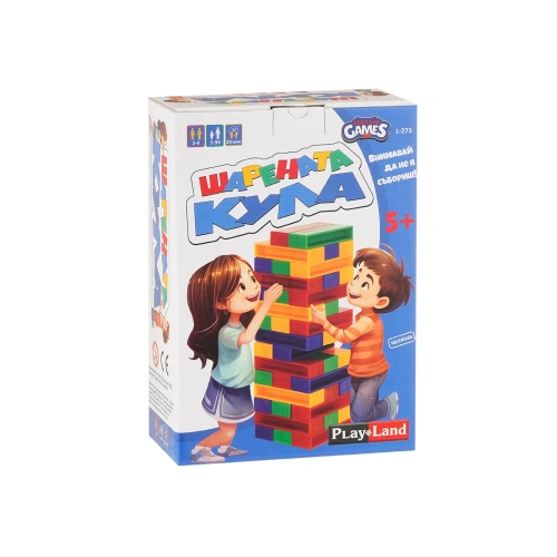 Детска настолна игра Шарената кула PAT66974