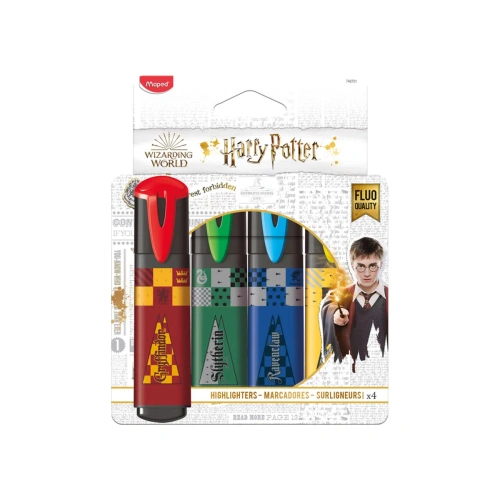 Комплект 4 цвята детски текст маркери Harry Potter PAT66979
