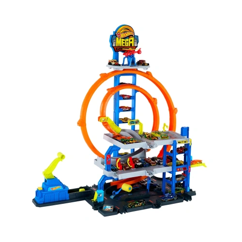 Детски игрален комплект Wheels City Мега гараж PAT67078