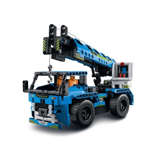Конструктор 2 в 1 Строителен кран и камион RC 401 части PAT67116