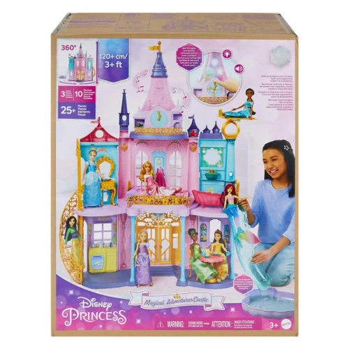 Къща за кукли Disney Princes Замъкът с магически приключения PAT67135