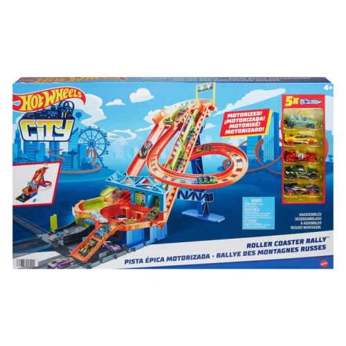 Детска писта за игра Hot Wheels City Влакчето на ужасите PAT67140