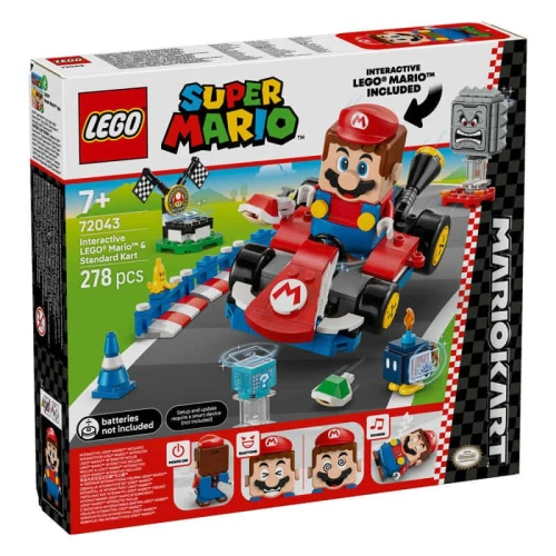 Конструктор Mario Kart Интерактивна фигура и Standard Kart PAT67155