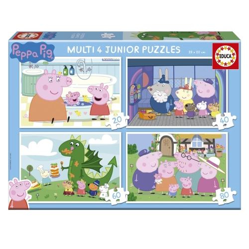 Прогресивен пъзел Peppa Pig 20-40-60-80 части PAT67260