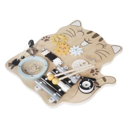 Детска дървена монтесори дъска Cat PAT67362