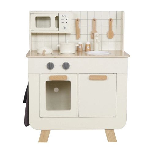 Детска дървена кухня с отварящи се шкафчета Tinny PAT67364