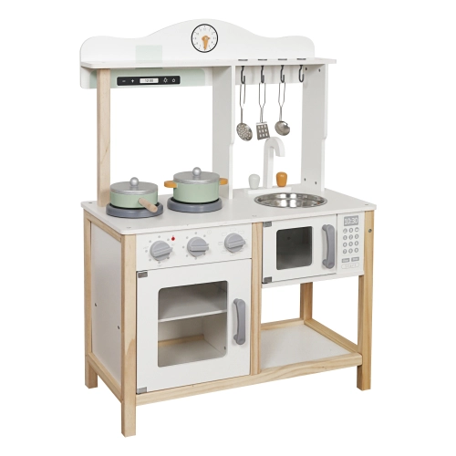 Детска дървена кухня с отварящи се врати Nana PAT67365