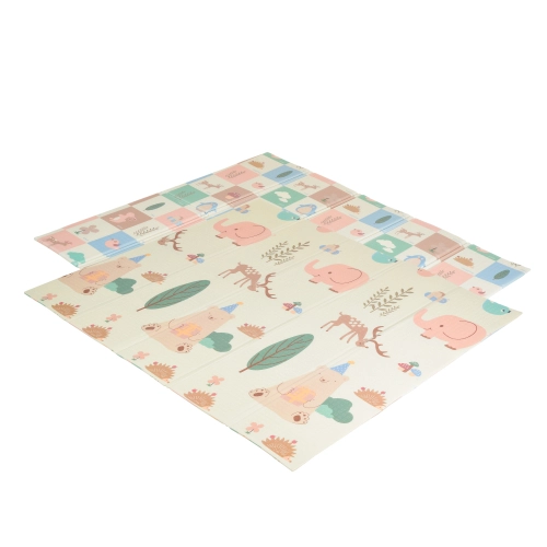 Бебешки XPE Сгъваем термо килим XXL Forest Angels PAT67429