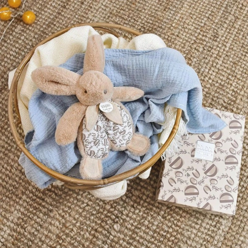 Детска плюшена играчка за гушкане Зайче Sand beige 18см PAT67543