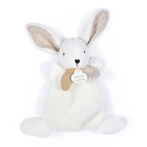 Детска плюшена играчка за гушкане Happy Wild Бял заек 17 см PAT67558