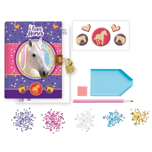 Творчески комплект I Love Horses Декорирай сам таен дневник  PAT67623