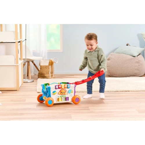 Бебешка интерактивна играчка Количка за дърпане с активности PAT67637