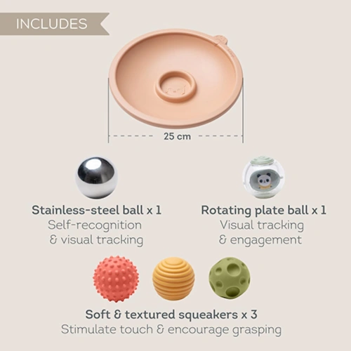 Бебешка играчка Купа с 5 сензорни топки  | Patilanci.BG- 4 Бебешка играчка Купа с 5 сензорни топки  - 4