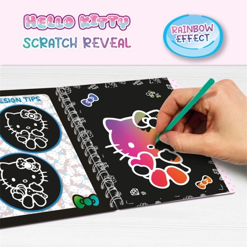 Детски творчески сет Hello Kitty Scratch Reveal Скречбук  | Patilanci.BG- 3 Детски творчески сет Hello Kitty Scratch Reveal Скречбук  - 3