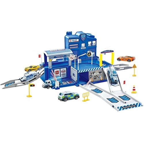 Детски игрален комплект Полицейско Управление с 4 Коли PAT67975