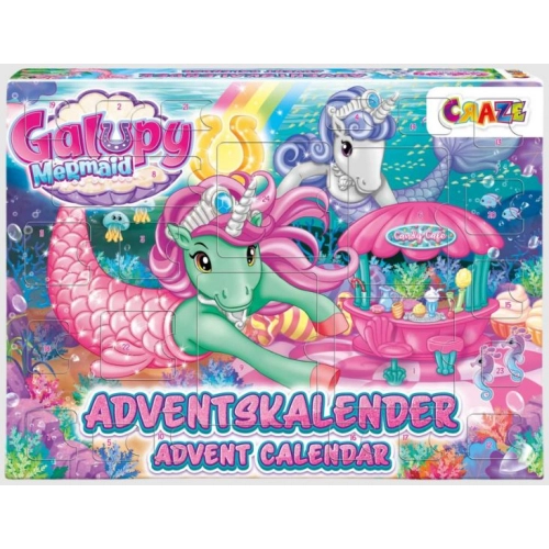 Детски коледен адвент календар Galupy Русалка 24 части PAT68023
