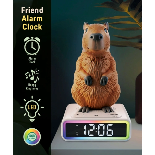 Дигитален будилник с осветление Rainy Days Приятел Капибара PAT68028