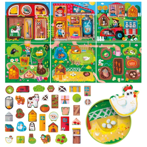 Образователна игра Montessori Първи открития във фермата PAT68117