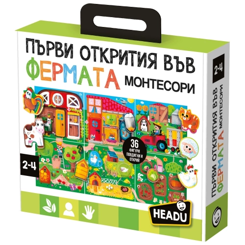 Образователна игра Montessori Първи открития във фермата PAT68117