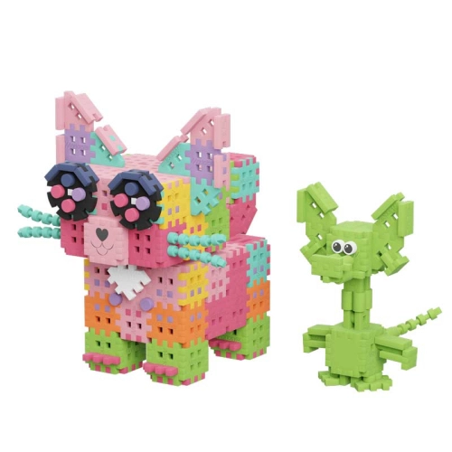 Детски мини вафлен конструктор Диплодок и котенце 280 части PAT68140