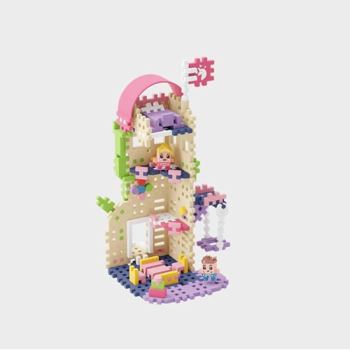 Детски мини вафлен конструктор Кула на фантазиите 148 части PAT68153