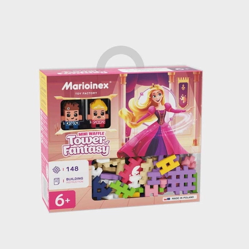 Детски мини вафлен конструктор Кула на фантазиите 148 части PAT68153