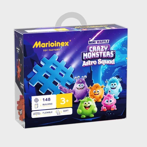 Мини вафлен конструктор Лудите чудовища-отбор астронавти PAT68155