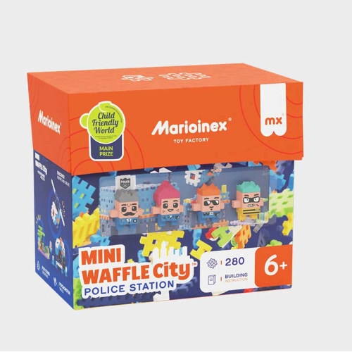 Мини вафлен конструктор Полицейско управление 280 части PAT68157