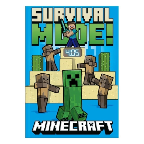 Детски тефтер с LCD часовник Minecraft PAT68195