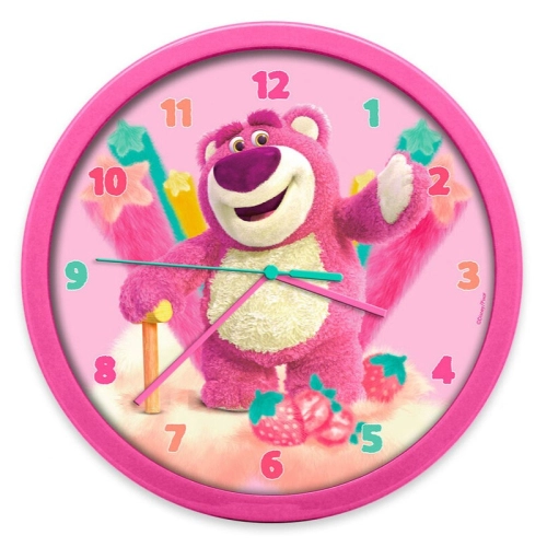 Розов стенен часовник за детска стая Lotso PAT68208