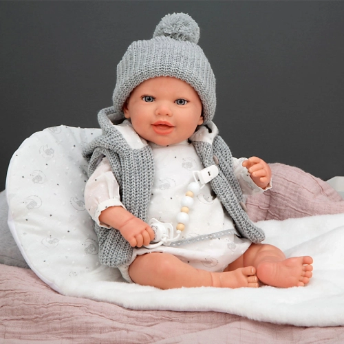 Детска кукла-бебе Даниела с възглавничка и аксесоари 45 см PAT68367