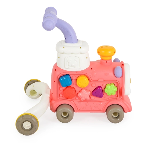 Бебешка играчка за прохождане 3в1 Happy Train pink PAT68393