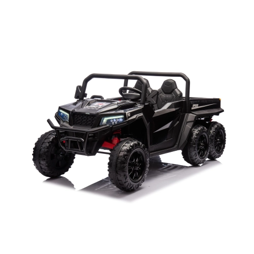 Детски черен акумулаторен джип Trunk Black PAT68489