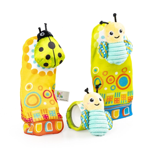 Бебешки дрънкалки чорапи Green Beetle Bee 82624 PAT68518