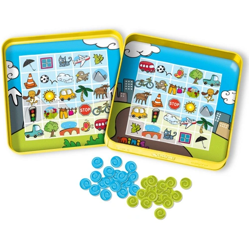 Детска магнитна игра Бинго за път в метална кутия PAT68590