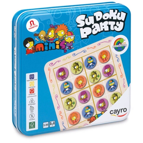 Детска магнитна игра Судоку за път в метална кутия PAT68591