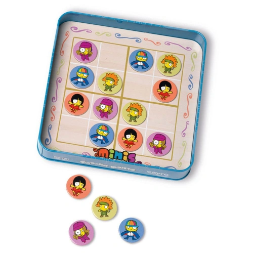 Детска магнитна игра Судоку за път в метална кутия PAT68591