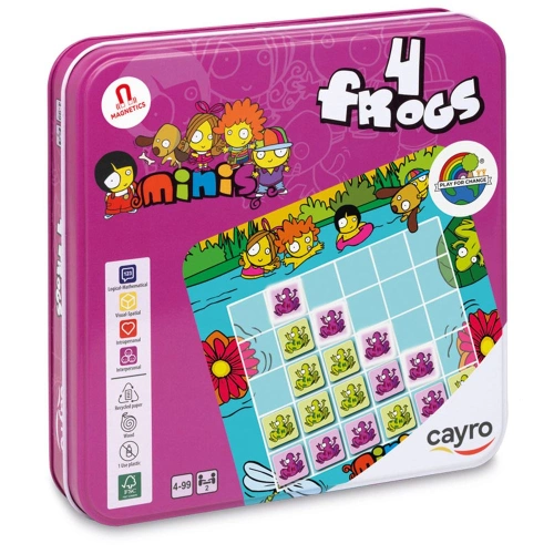 Детска магнитна игра 4 в редица Жабки PAT68592