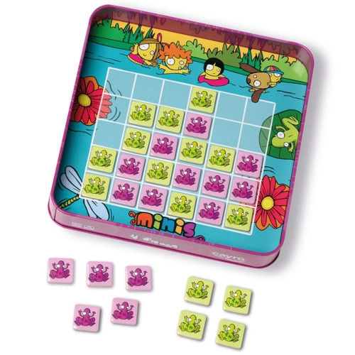 Детска магнитна игра 4 в редица Жабки PAT68592