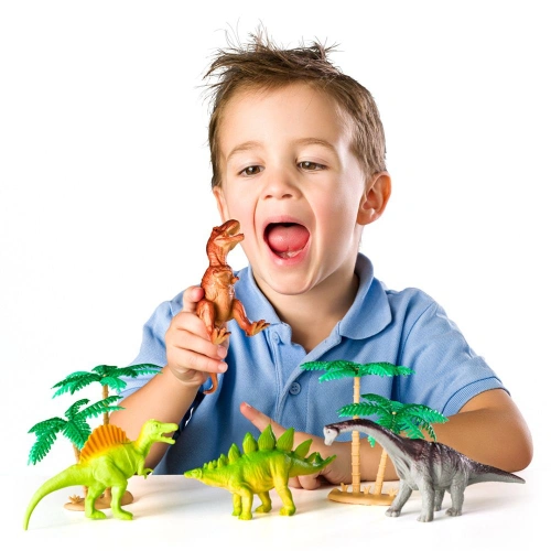 Детски фигурки за игра в кофа Динозаври 30 части PAT68619