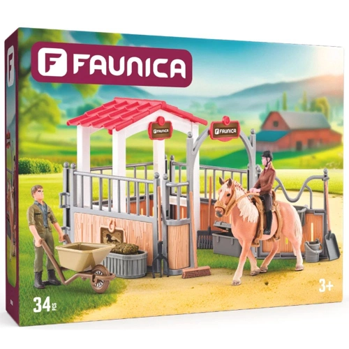 Детски комплект Малка конюшня с конче и аксесоари 34 части PAT68624
