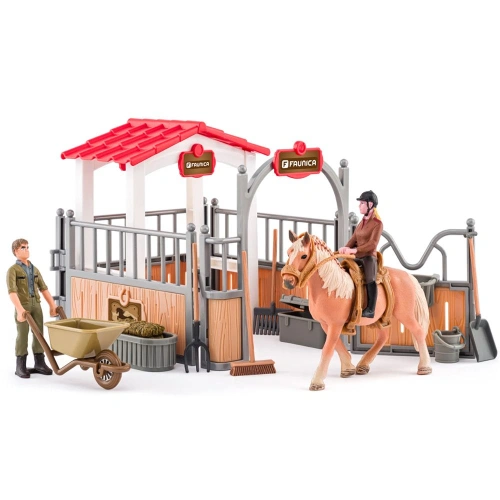Детски комплект Малка конюшня с конче и аксесоари 34 части PAT68624