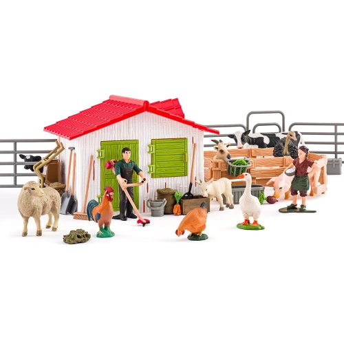 Детски комплект за игра Ферма с животни и аксесоари PAT68627