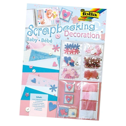 Детски комплект за апликации и скрапбукинг Бебе PAT68629